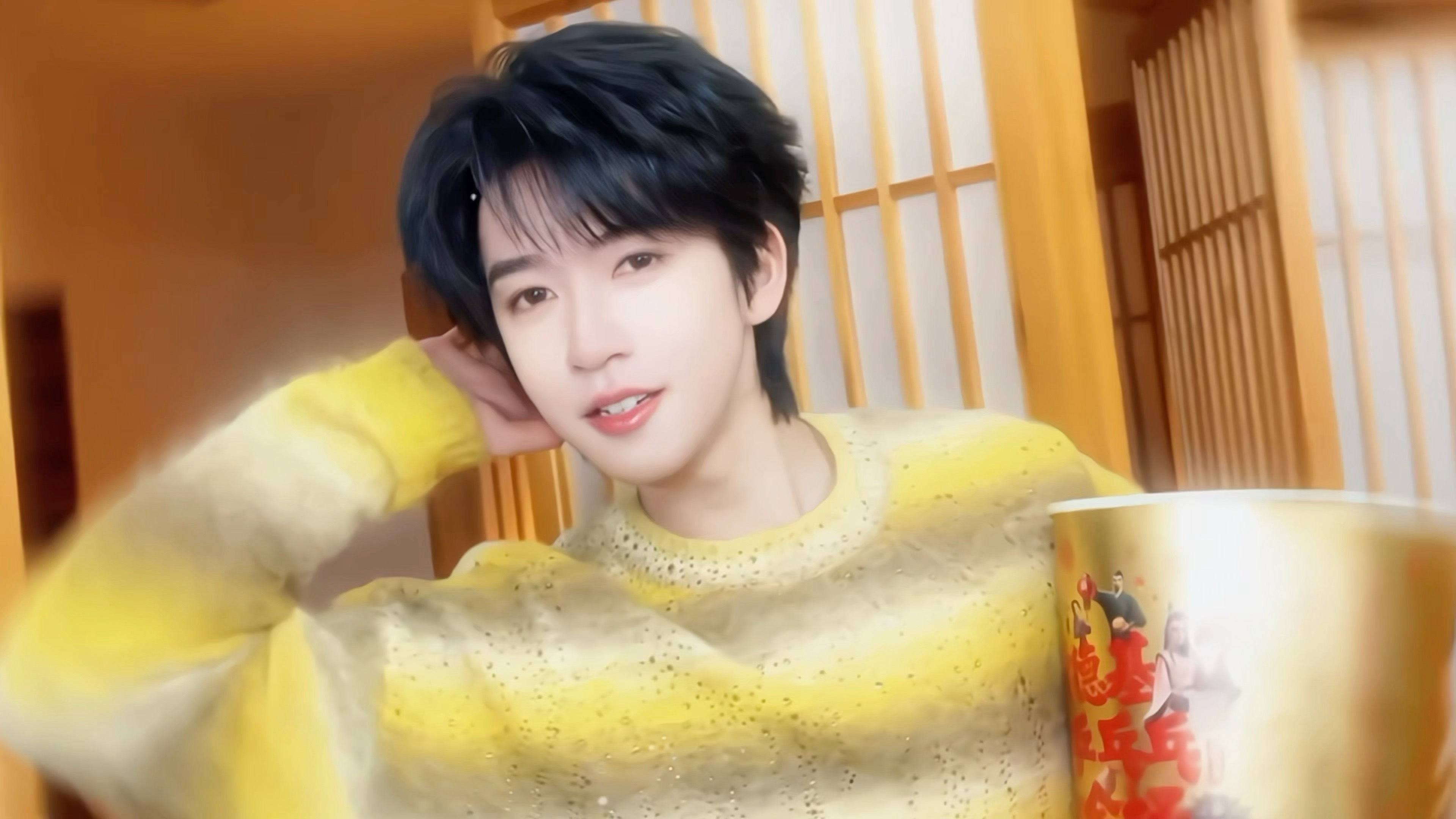 贺峻霖新年祝福：祝大家五福临门！🧧 春节刷到宝了 春晚大赏