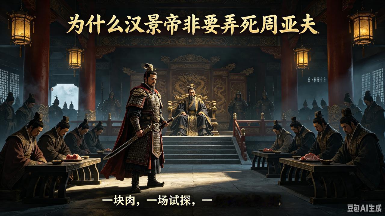 为什么汉景帝非要弄死平定七国之乱的周亚夫不可？

汉景帝:      丫的，劳资