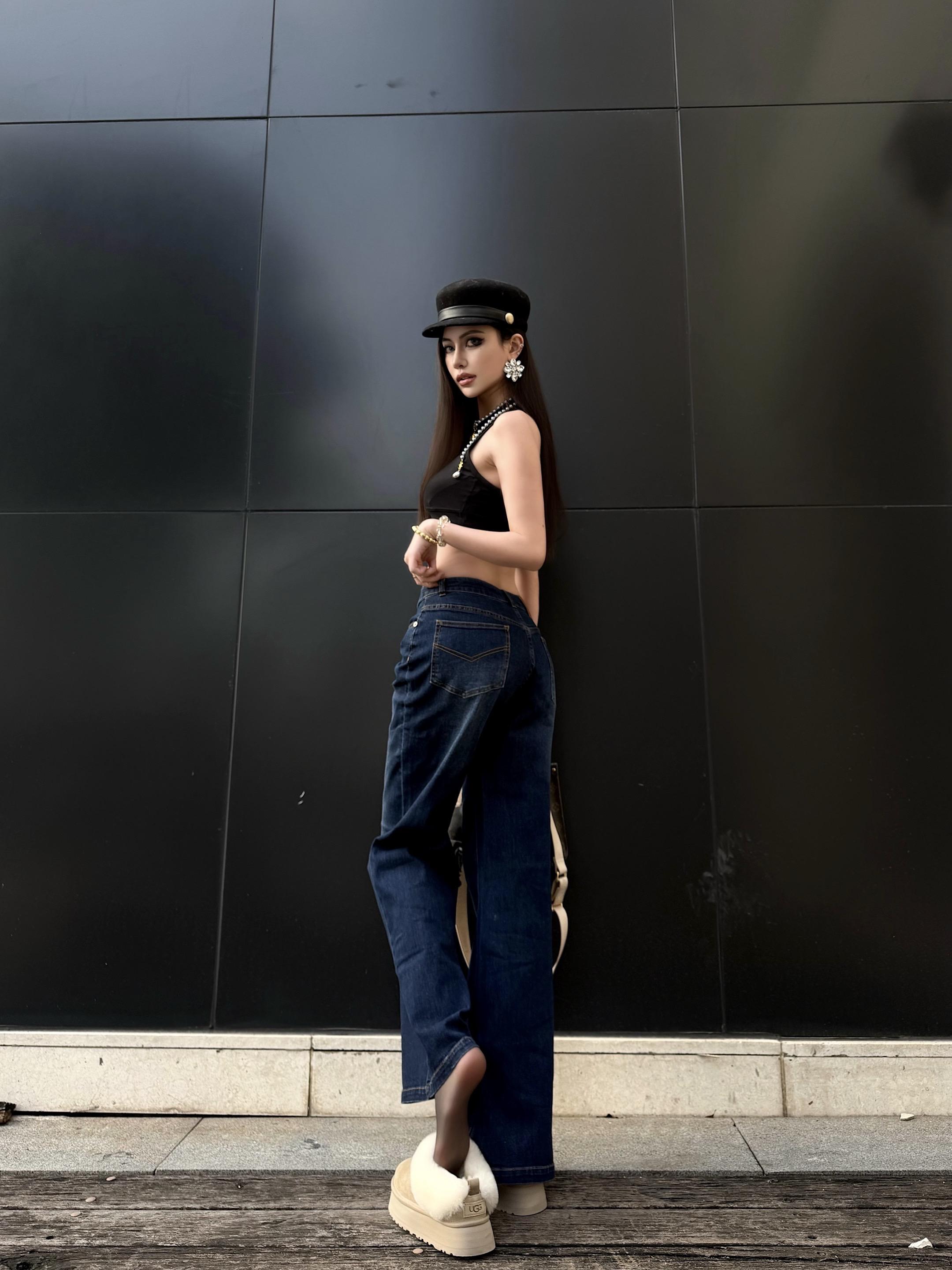 冬天也要当辣妹。