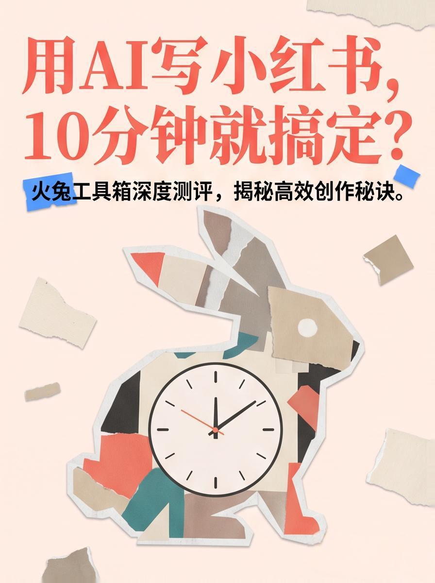 火兔工具箱：10分钟搞定爆款图文笔记
传统的内容创作流程有多繁琐？选题、写大纲、