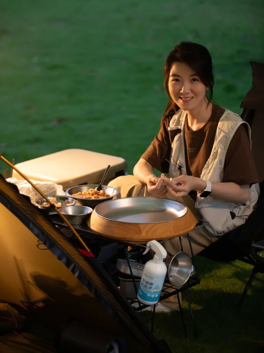 露营派对当然少不了派对盘