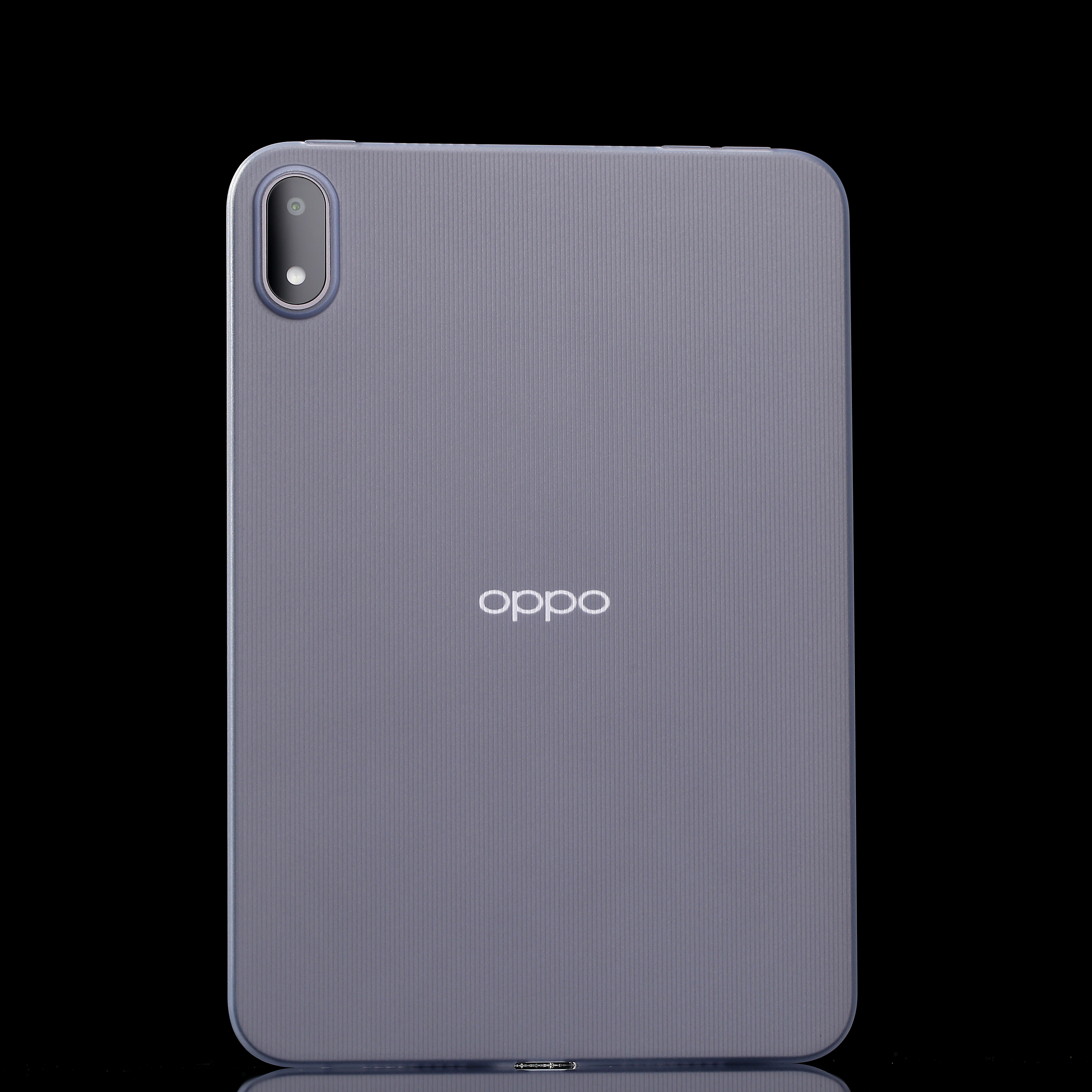 深空灰 OPPO Pad Mini 搭配半透、透紫超薄壳效果也不错哦 