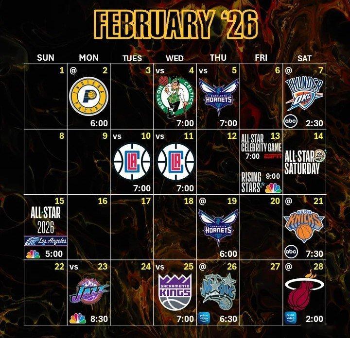 全明星短假赛前火箭队的赛程· 2月3日（周二）：客战步行者· 2月5日（周四）：