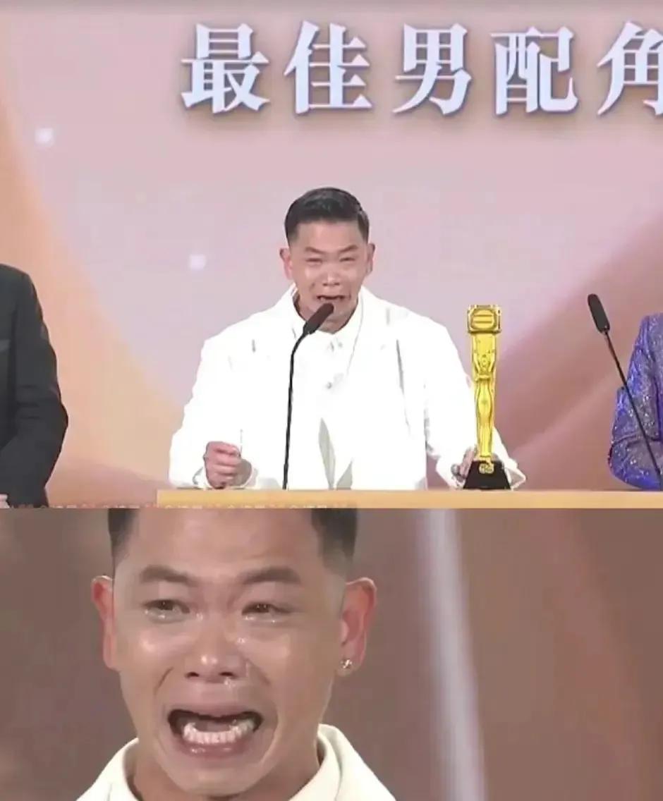 林子善熬了25年，终于拿到TVB颁奖礼最佳男配角，激动庆祝的场面确实非常让人感动
