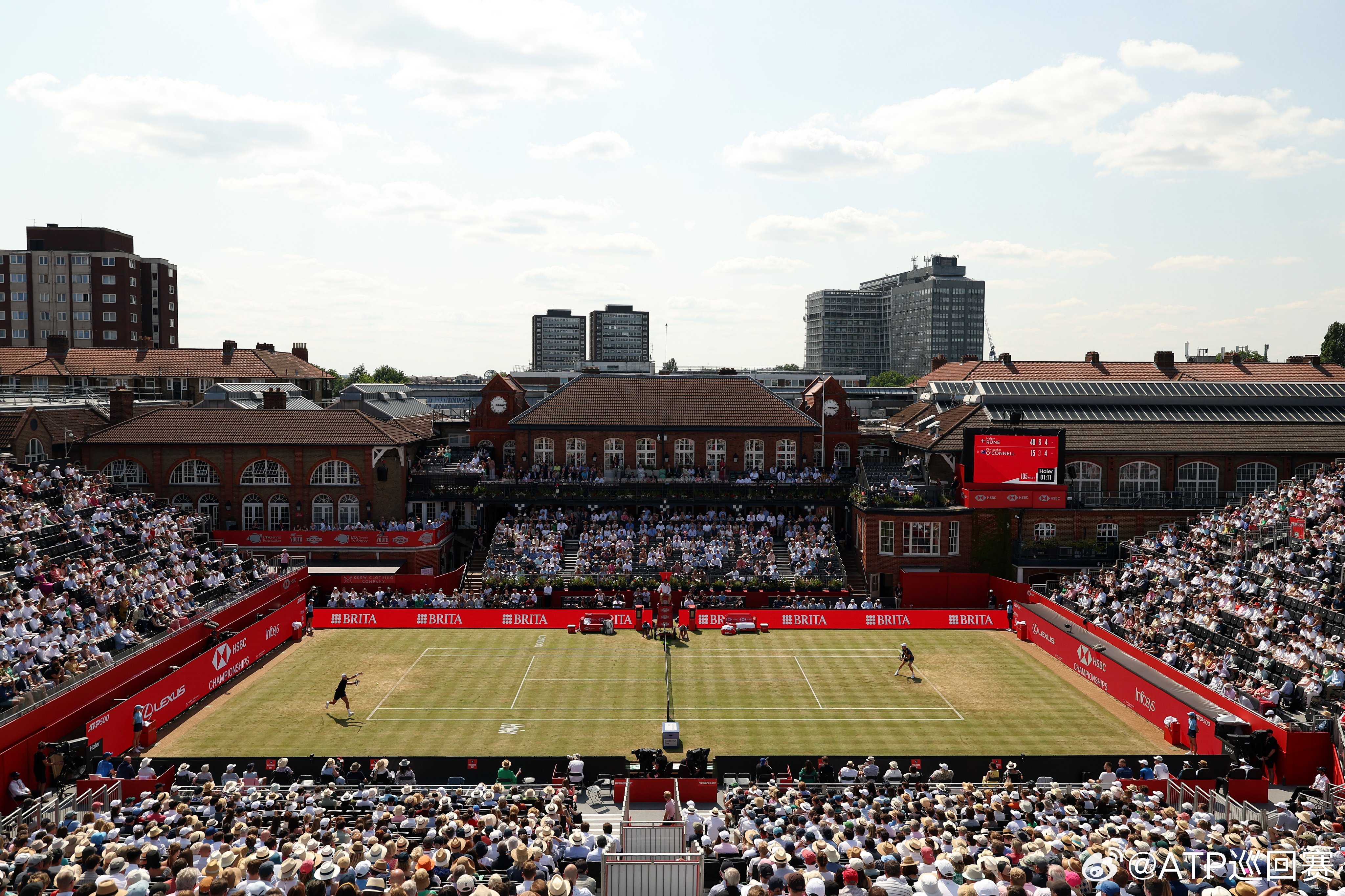 两站ATP500 草地赛事1/4决赛完整赛果👇🏻📍英国·伦敦阿尔卡拉斯[1