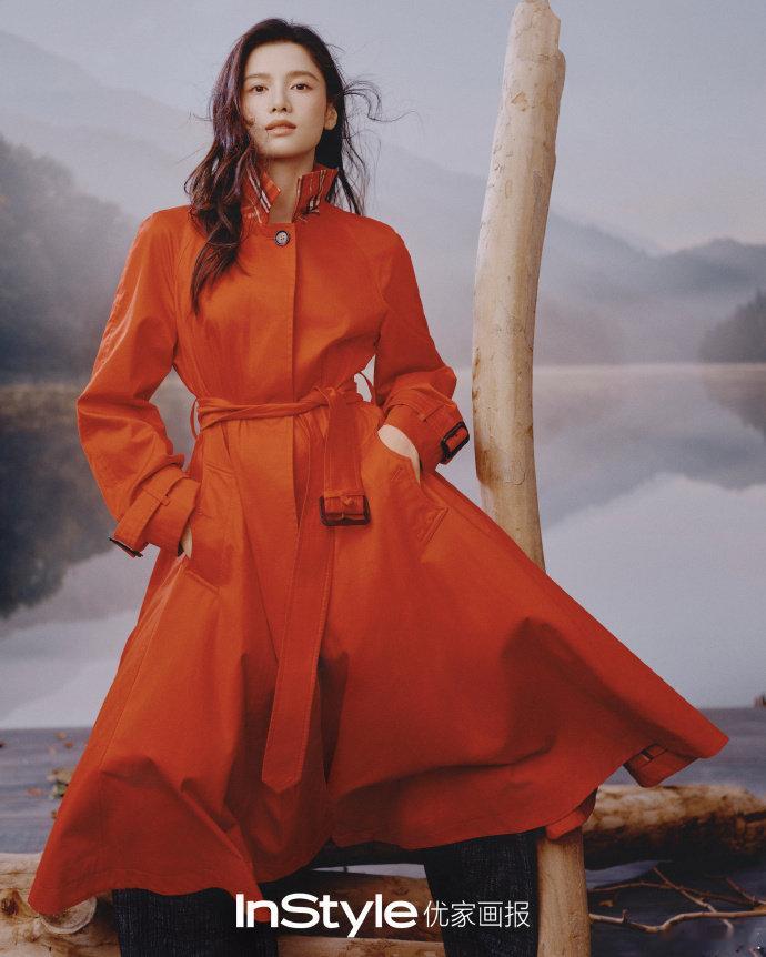 张婧仪冬天的小红帽 美 