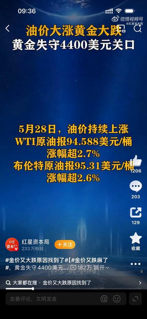 金价又跌麻了买买买 