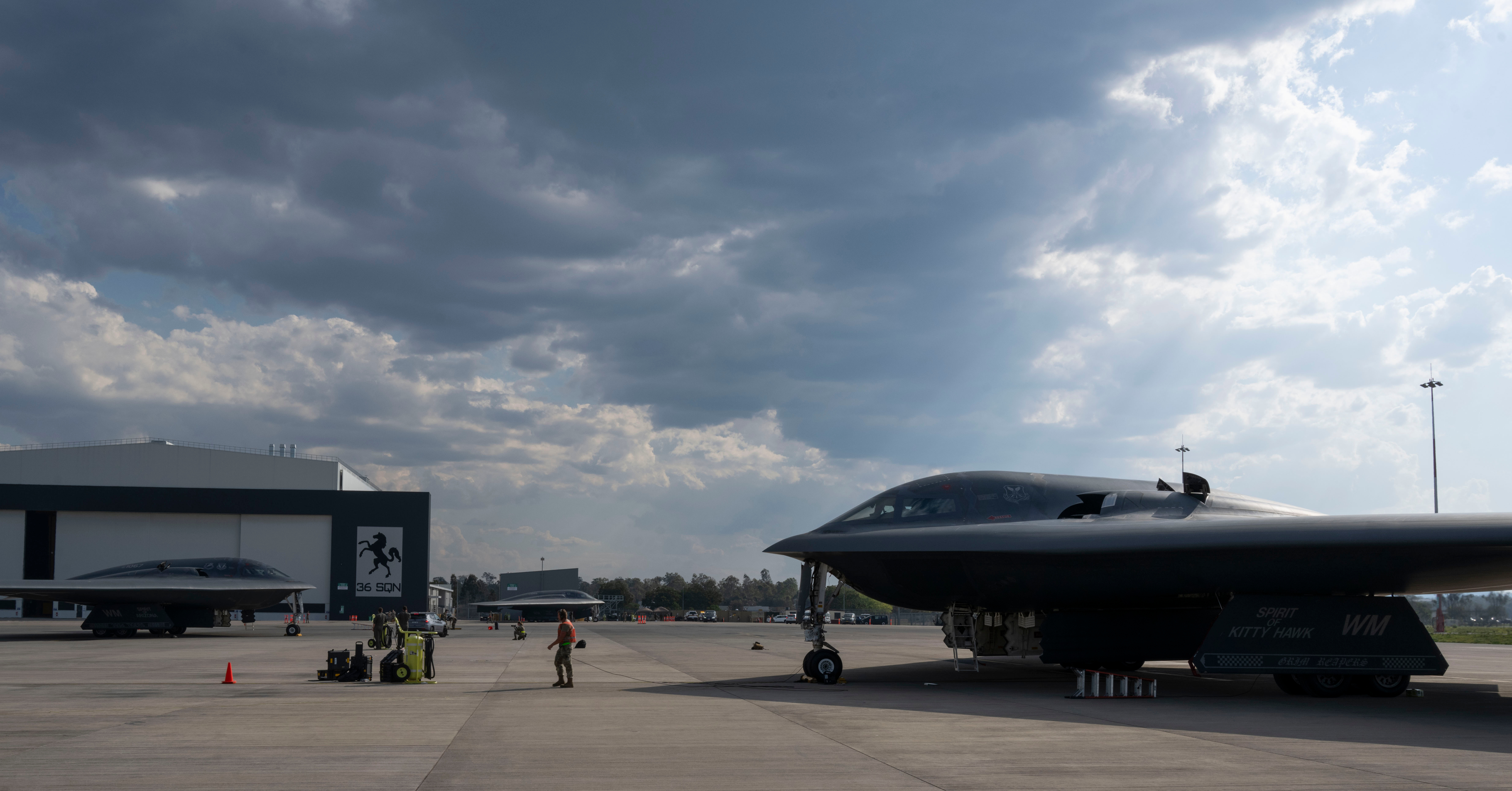 2024年9月9日，澳大利亚安伯利皇家空军基地，在轰炸机特遣部队部署期间，第11