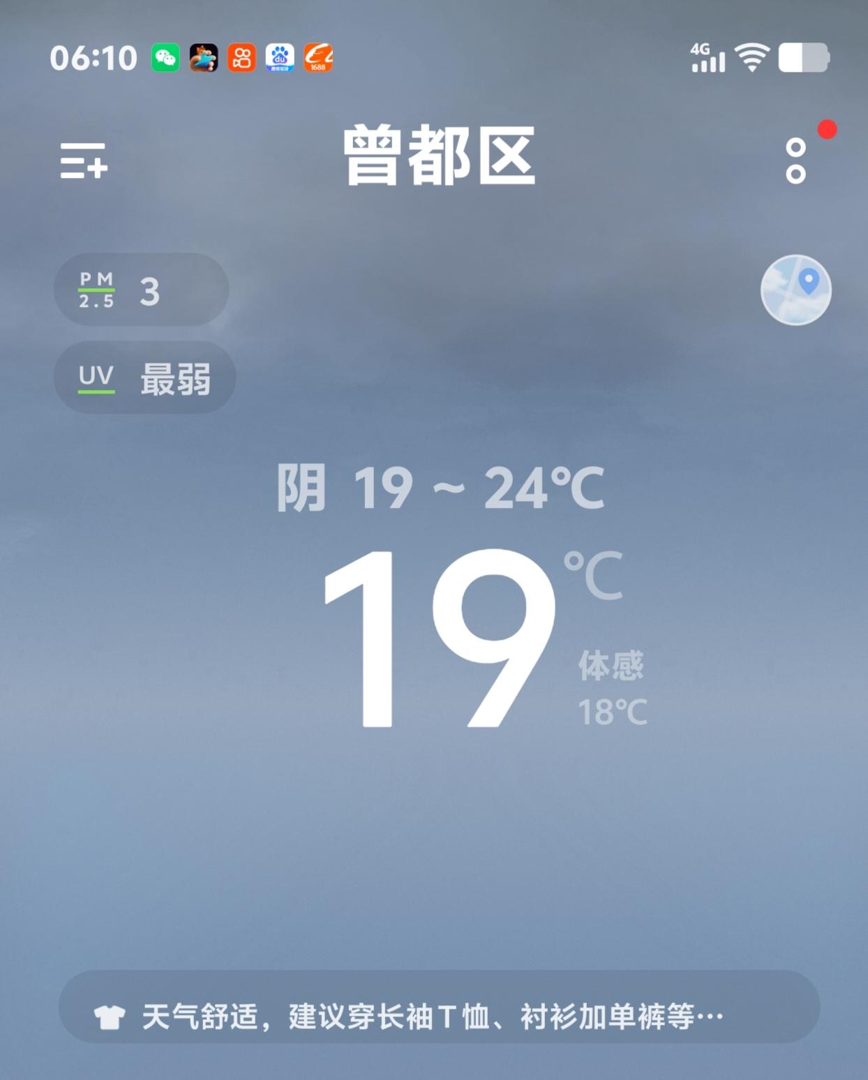 你的城市多少度了19至24度，这是我所在随州城市的温度，很适宜中考，希望考生都考