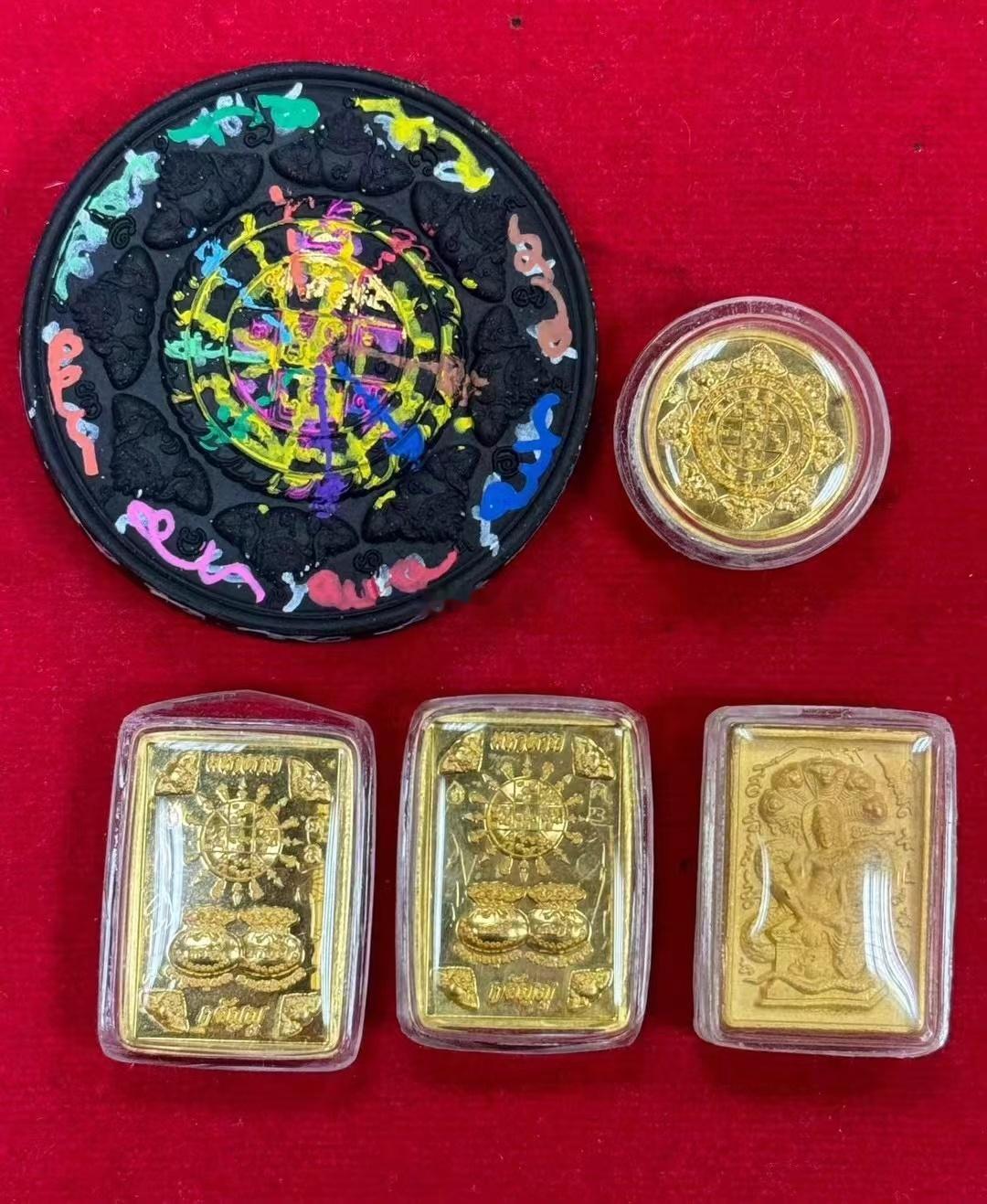 瓦普泰萨丸阿赞初纯金一系列泰国能量佛牌