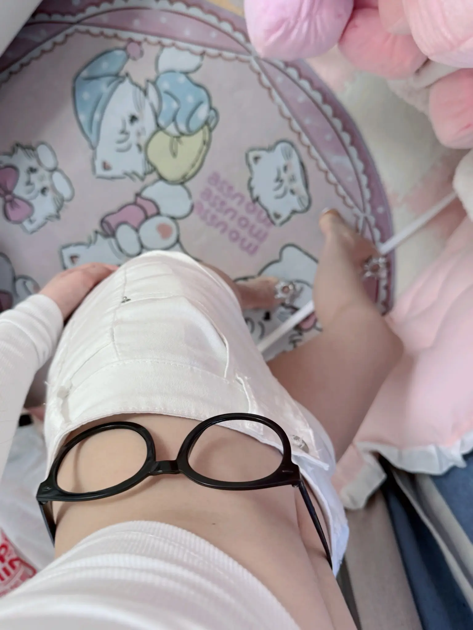不知道 我的腰近视了。