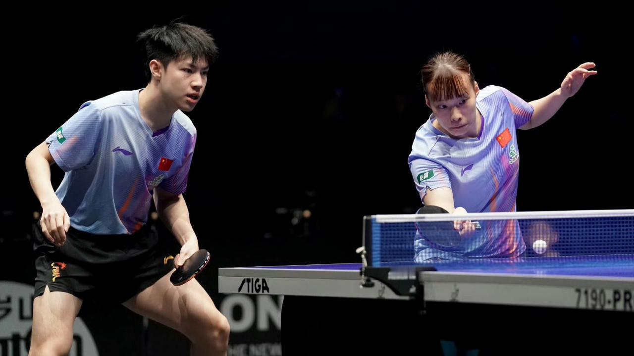 WTT太原赛混双四强全部确定！
国乒独苗继续前进，黄友政/石洵瑶3-2险胜！

