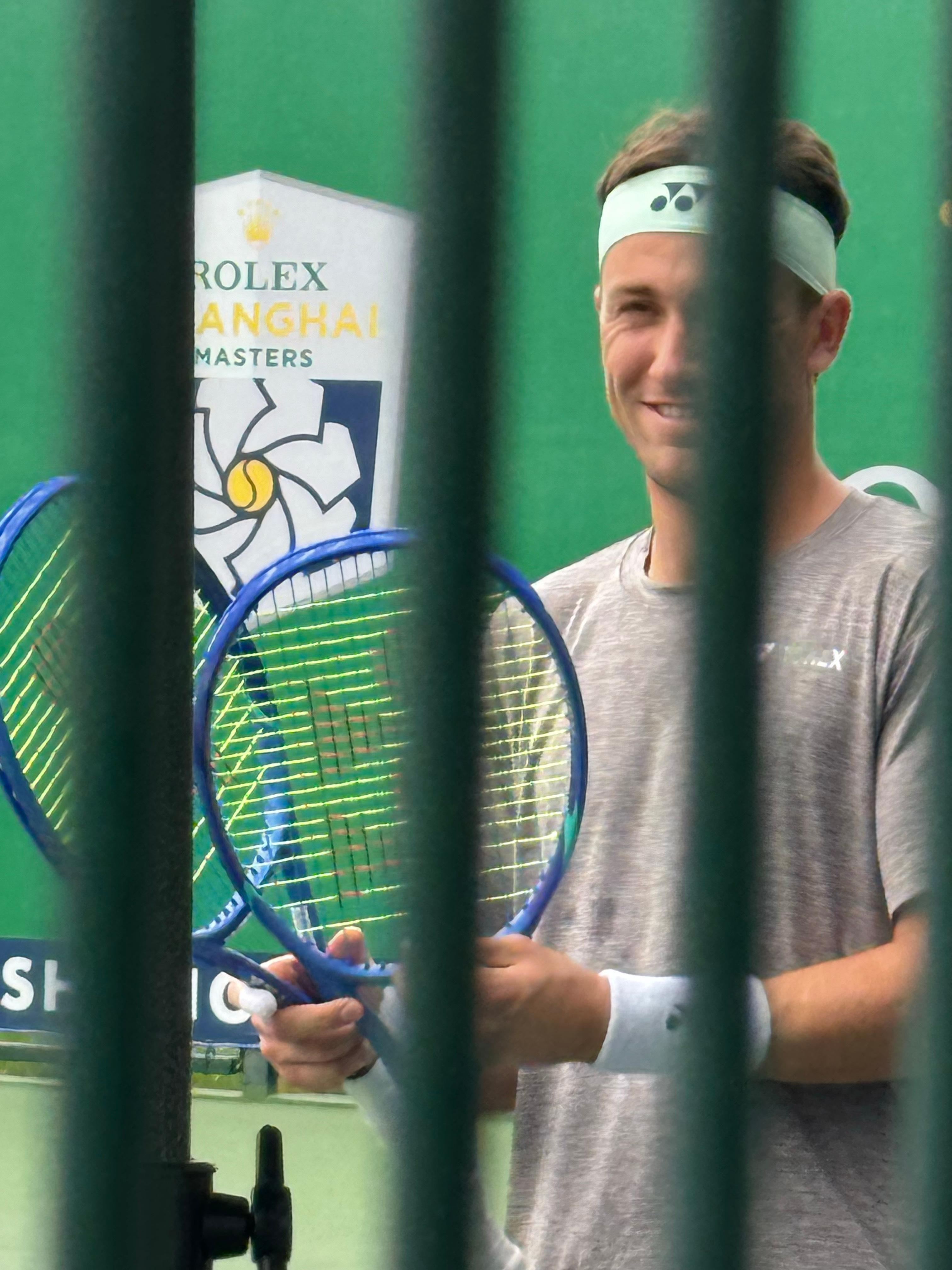 2025上海劳力士大师赛 看看是谁这么nice的来训练了[太开心]。鲁德  ​​