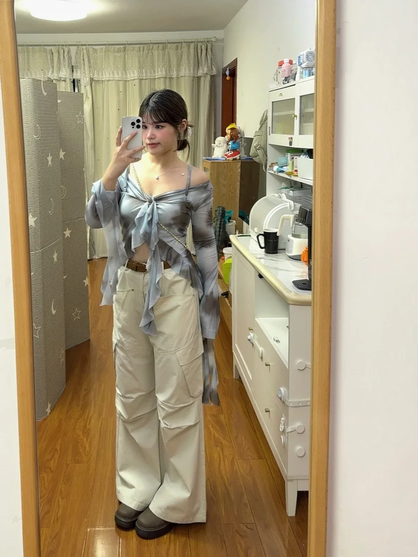 125斤梨形|微胖女生的早秋辣妹穿搭！
