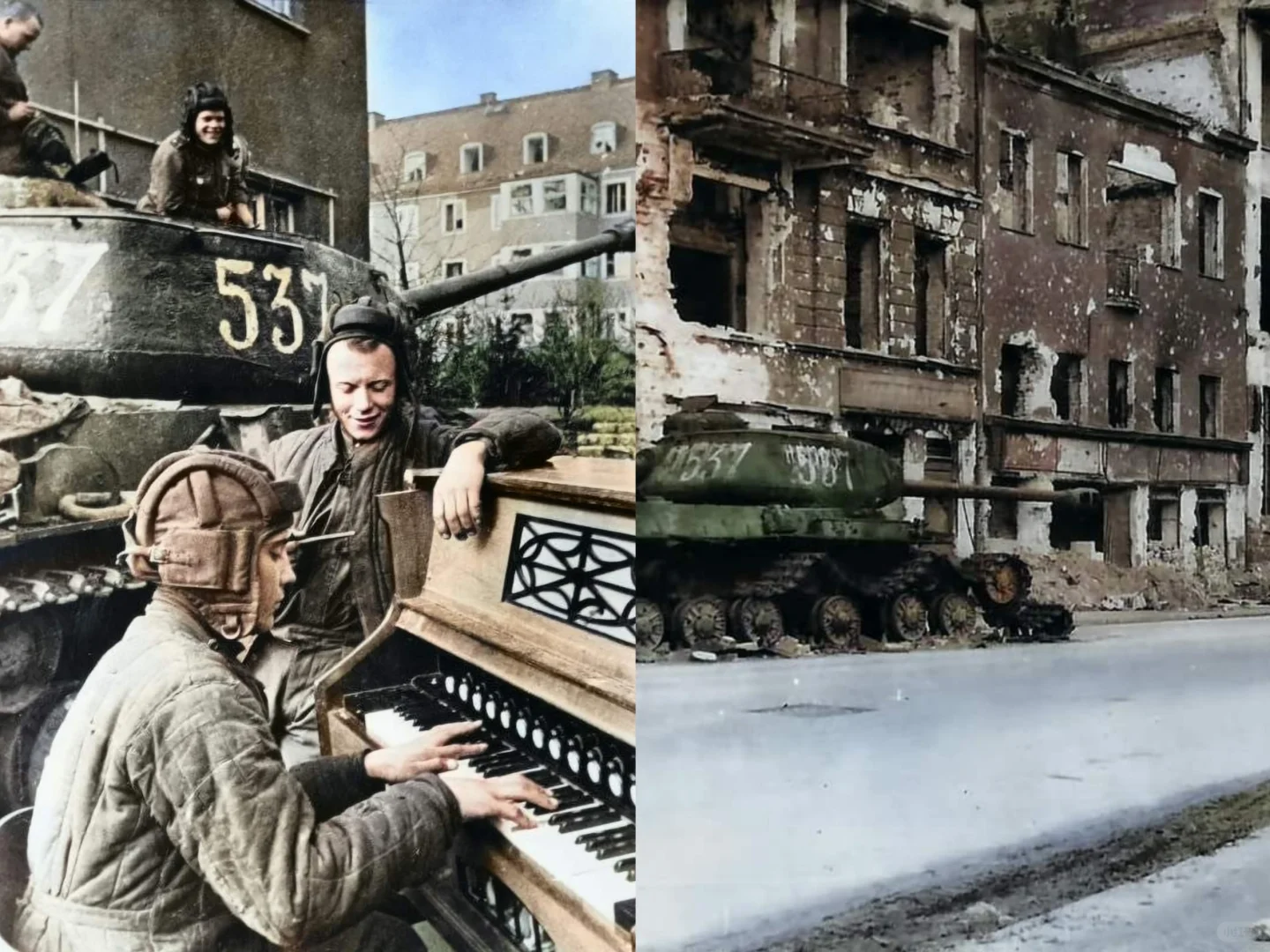 1945年3月，来自第87近卫重型坦克团的一辆斯大林2型坦克IS-2 ...
