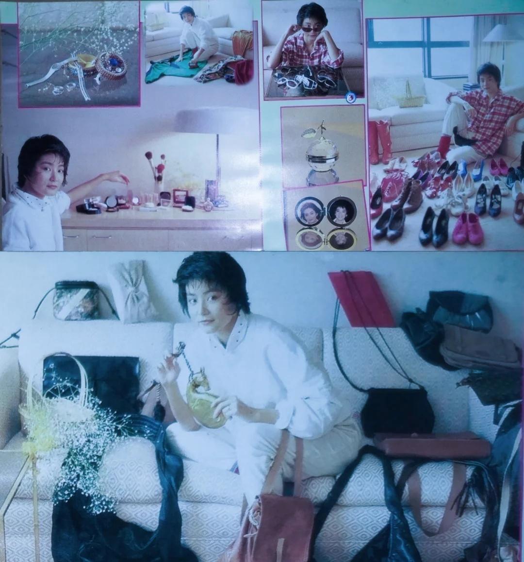 美物琳琅
	
镜头定格青霞的居家私藏，满屏皆是岁月质感。
	
梳妆台妆繁饰，唇彩