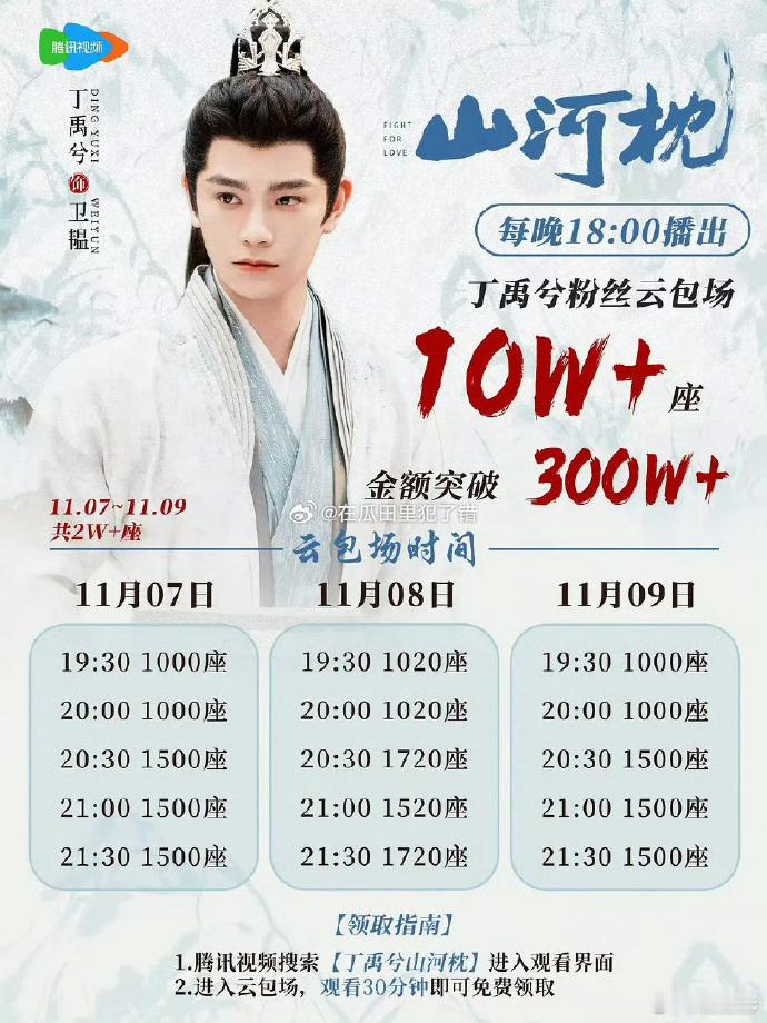 丁禹兮粉丝云包场排面  丁禹兮粉丝云包场排面真的是太十足了呀，覆盖了全时段。《山