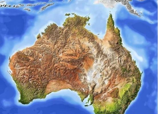 澳大利亚的遗憾：独占整个大陆，却因为太平坦，没有高山，形成不了大型河流。如果有一