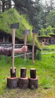 这斧子也敢拿来抡？