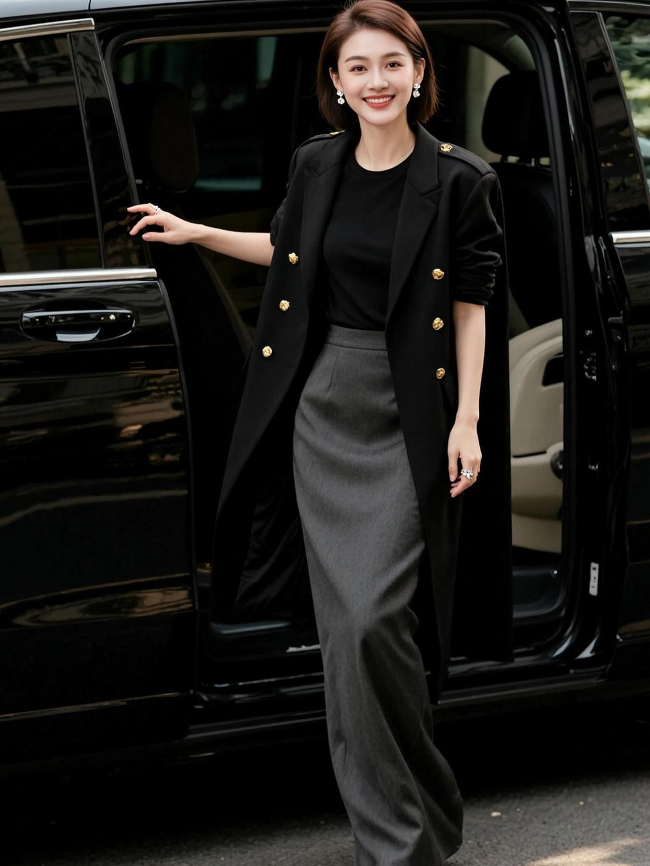 AI职场优雅写真 抖音ai创作 优雅气质 街头氛围感 户外写真