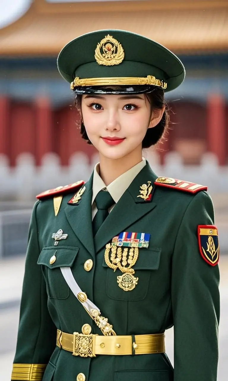 AI戎装英姿