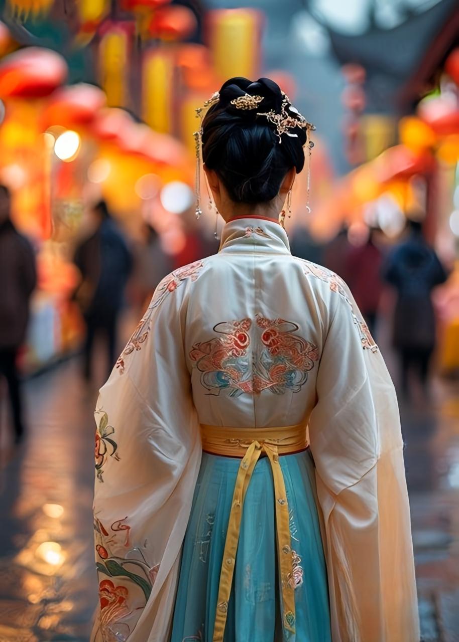 家人们，首都机场这次玩大啦！之前，T3航站楼四层问询柜台前，身着中国古风汉服的“