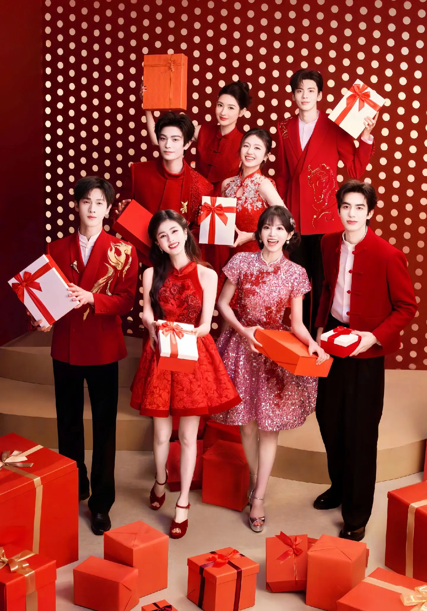 你们八个也太养眼了！