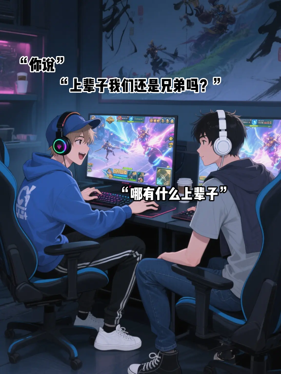 兄弟，你说如果有上一世，我们还是兄弟吗？。