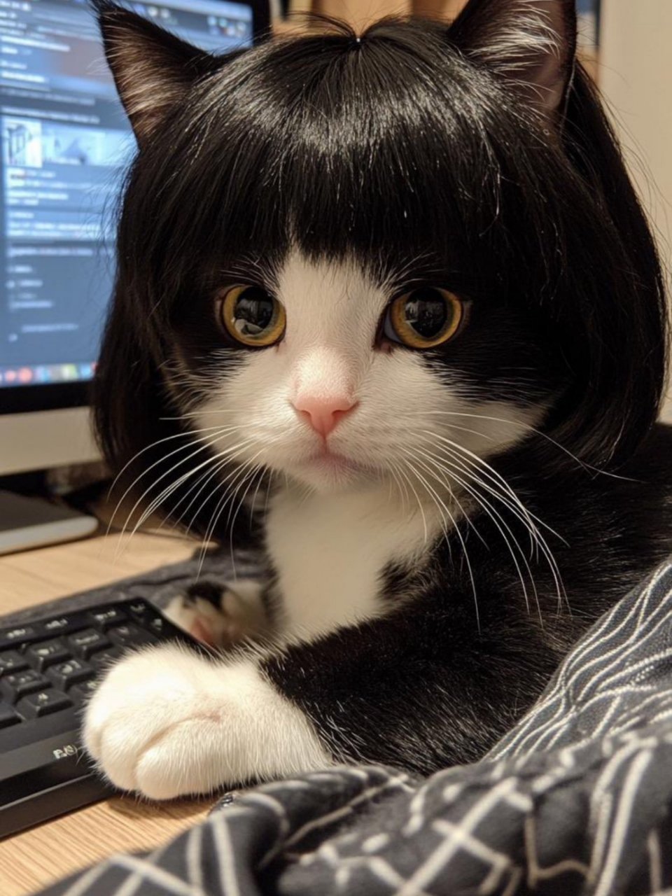 宝宝你是一只小猫🥺#lisa# ​​​