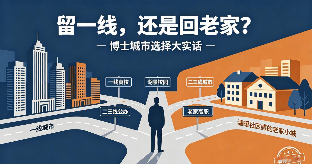 博士找工作怎么选城市？

好多博士、刚出站的博后找工作，最纠结的不是学校层次，是