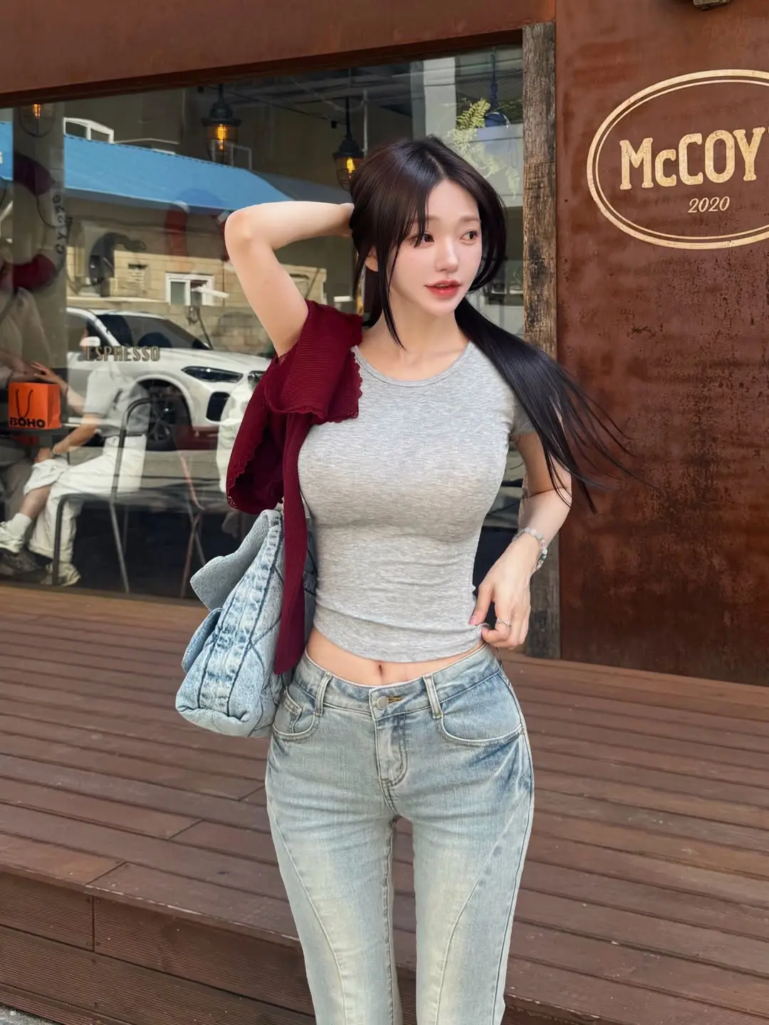 分享照片 穿搭 美女 完美身材