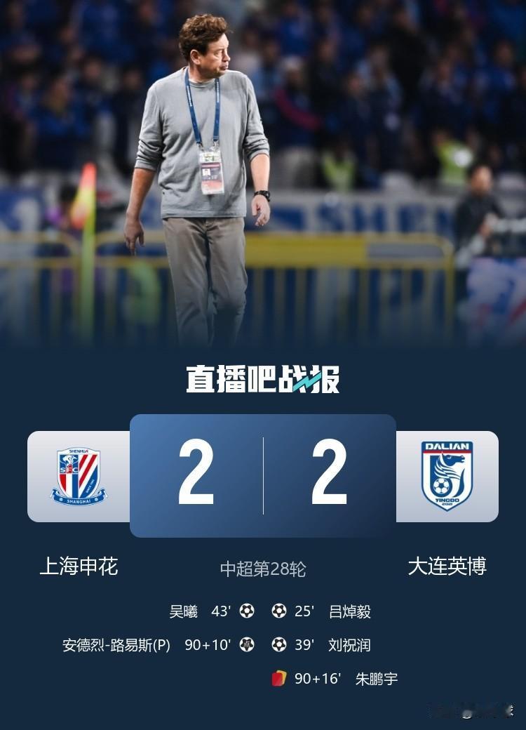 中超BIG4扎堆的没有一个争气的…集体沦陷，上海滩留住冠军的几乎没有悬念了！
随