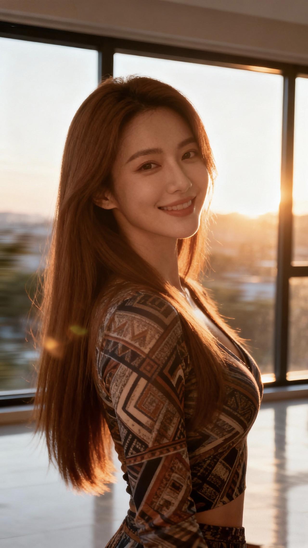 这样的身材打几分穿牛仔短裤拍照,究竟可以有多美?