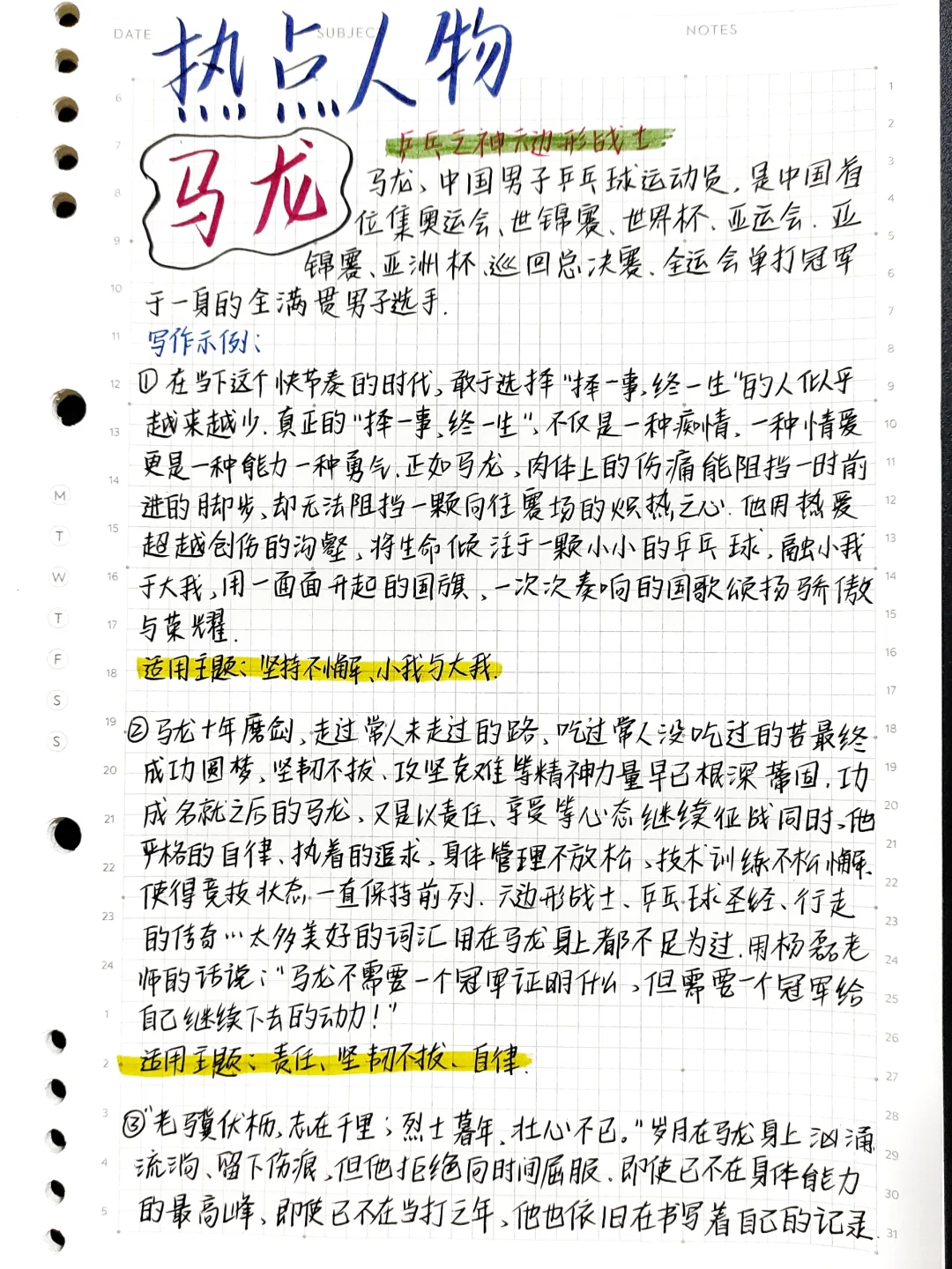 🔥万能人物素材｜马龙