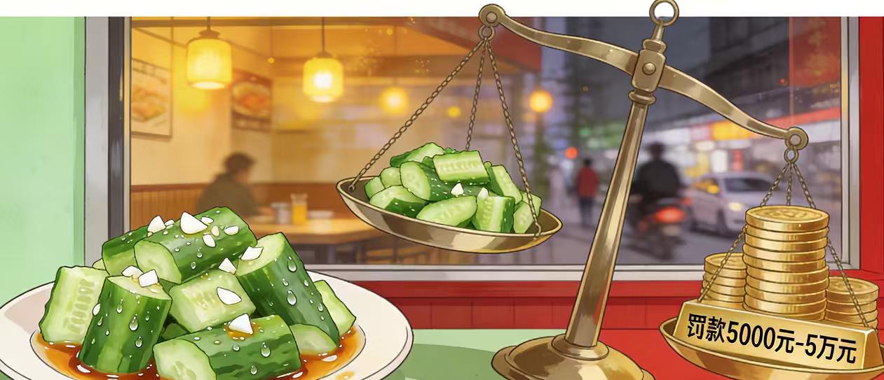 一年举报1200多家！谁在把“拍黄瓜”当成摇钱树？
一盘拍黄瓜，成本几块钱，利润