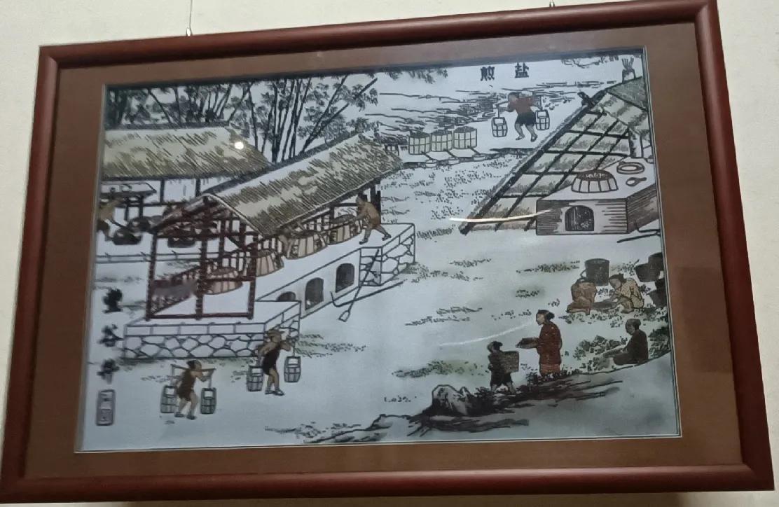 绵阳有个丰谷井！这是我在绵阳丰谷镇新开设的绵州汇馆A1展览厅看到的作品，描绘的是