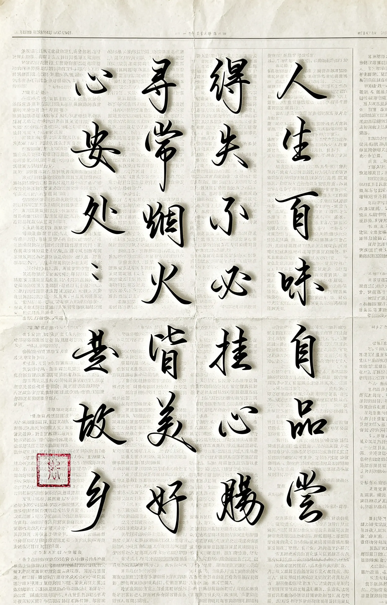 写字是一种生活 诗词 国学文化感悟 传统文化