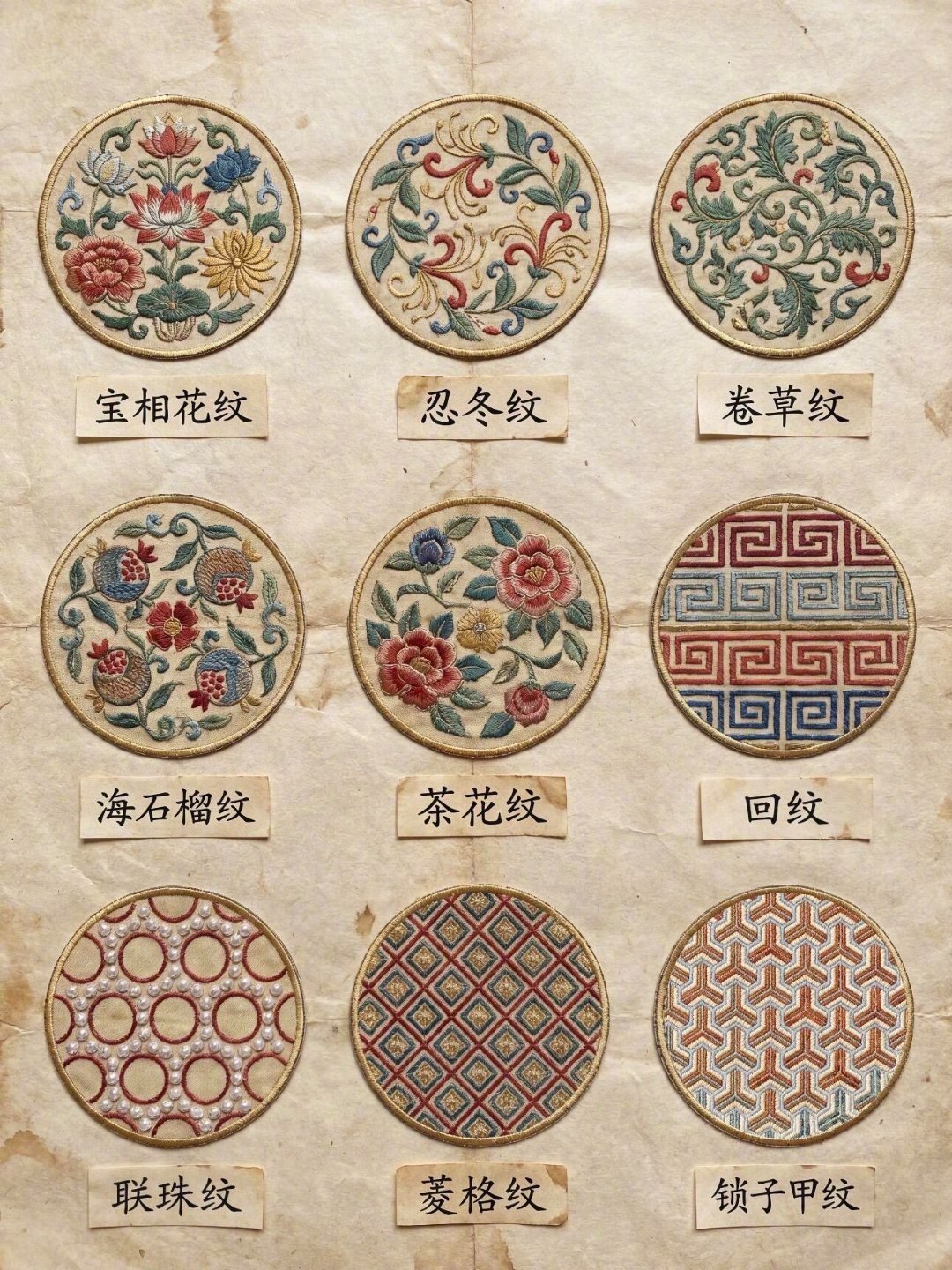 老祖宗审美领先世界千年✨中国纹样美到窒息。 