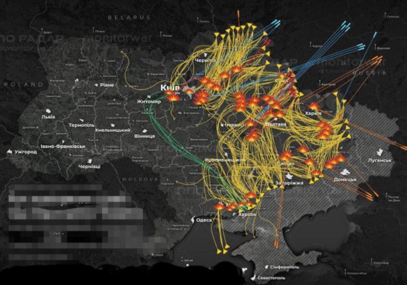 “炸！炸！炸！俄军首次动用13枚全球禁用导弹突袭乌克兰！”当地时间11月8日，乌