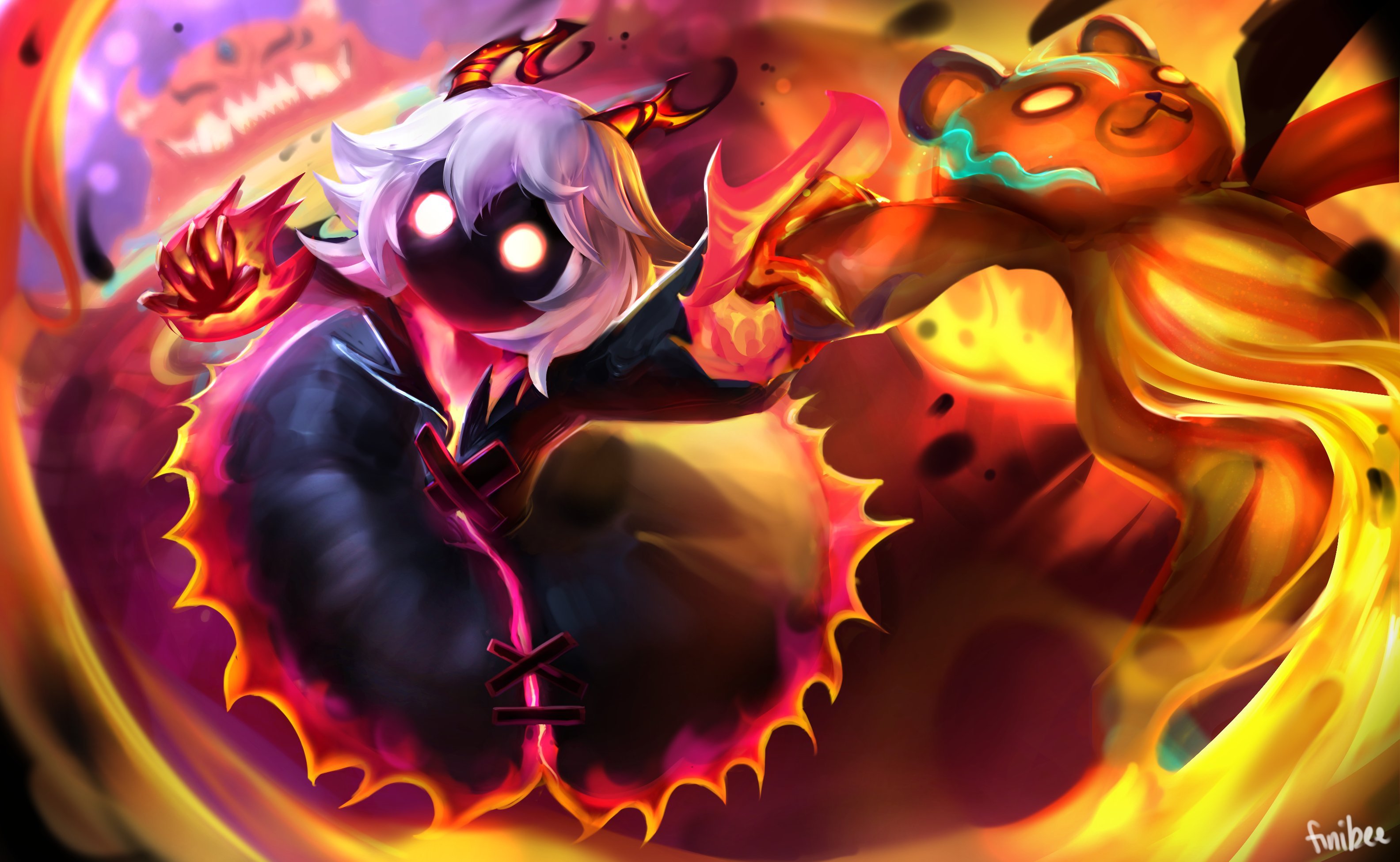 万魔殿 安妮（cr:Finibeee）英雄联盟