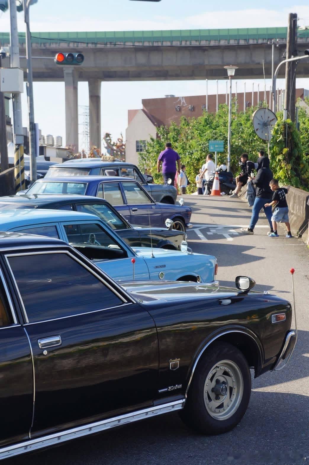 台湾老车分享假日西湖老車車聚活動現場[照相机] ​​​