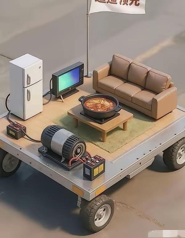 冰箱，彩电，大沙发，火锅，还缺点啥呢？对了，还有锅碗瓢盆？