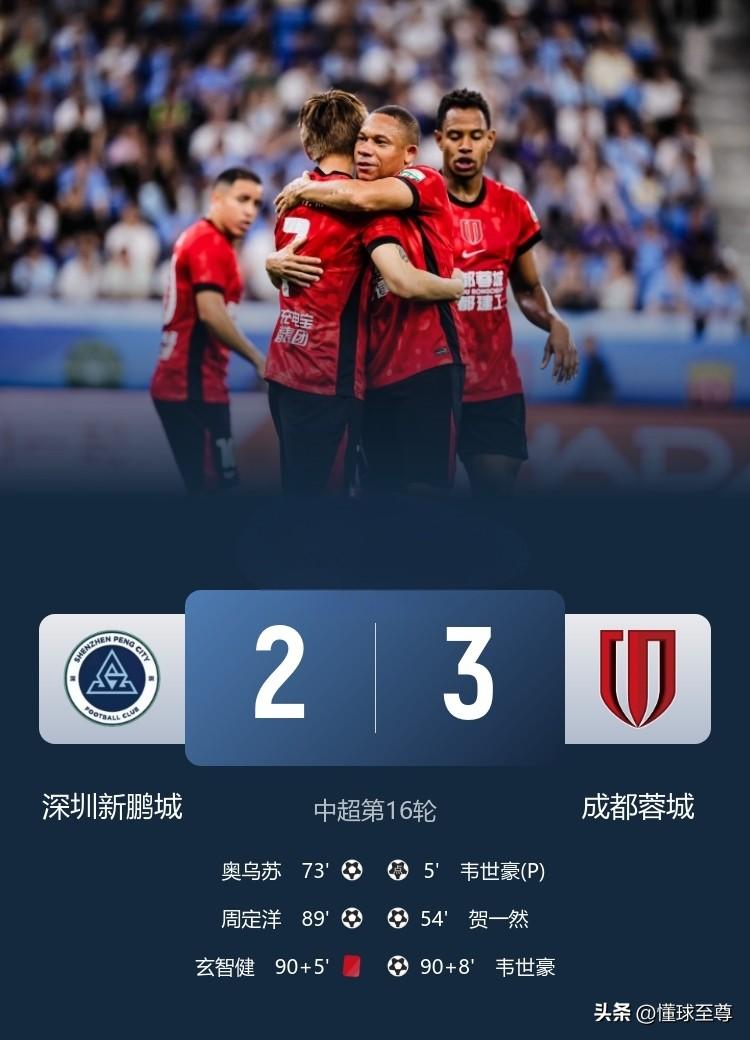 比世界杯更刺激，韦世豪上演梅开二度绝杀深圳新鹏城！

世界杯正在如火如荼的进行，