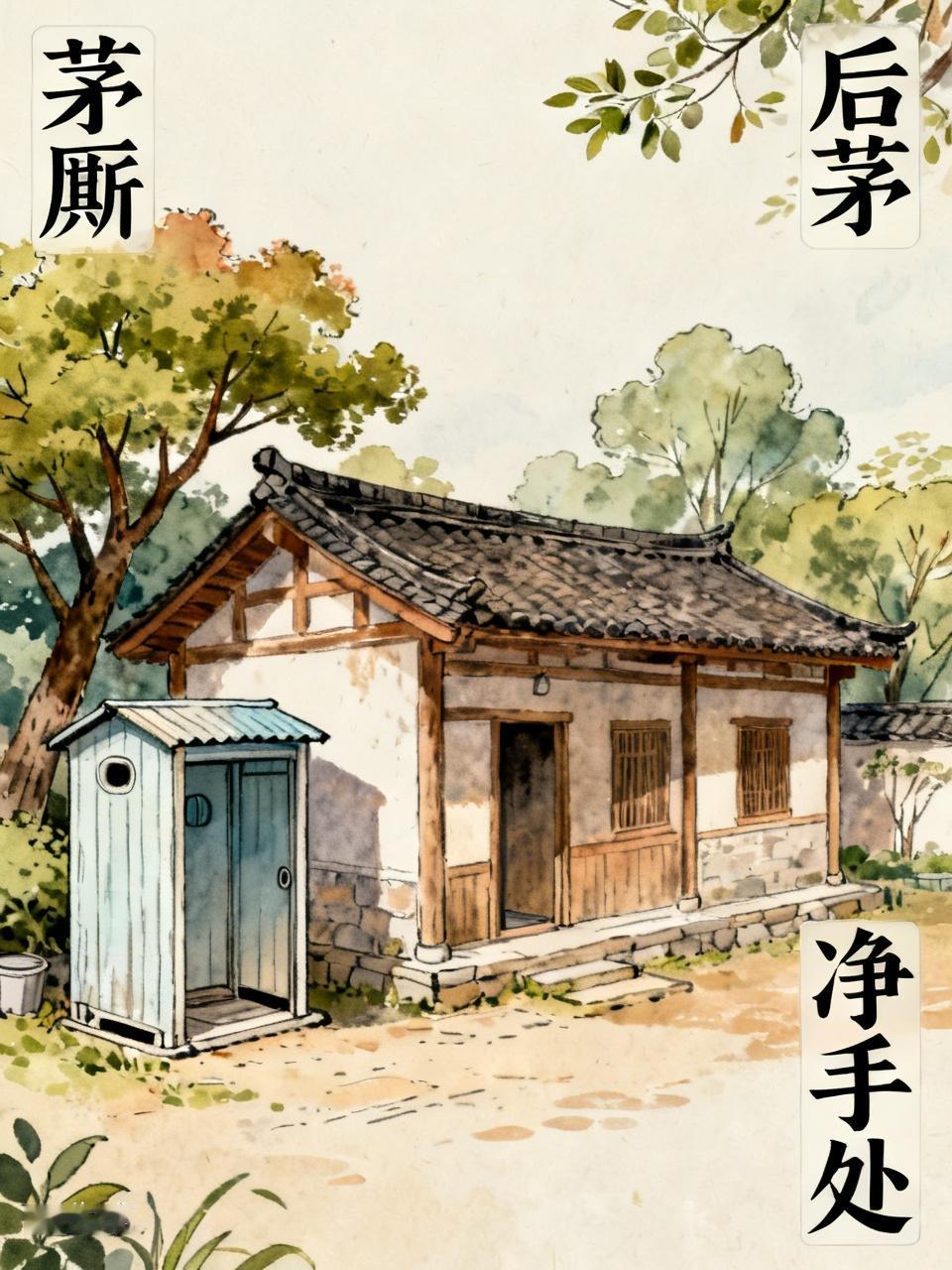 在豫中南地区，厕所的方言叫法颇具乡土气息，常见说法如下：
茅厮（máo si）：