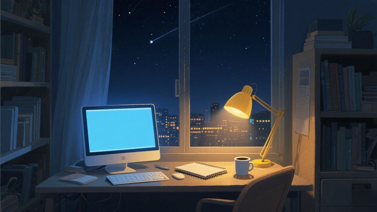 与23点的健康之约

夜深了，窗外的灯火渐次熄灭，世界仿佛沉入静谧的海。你的房间