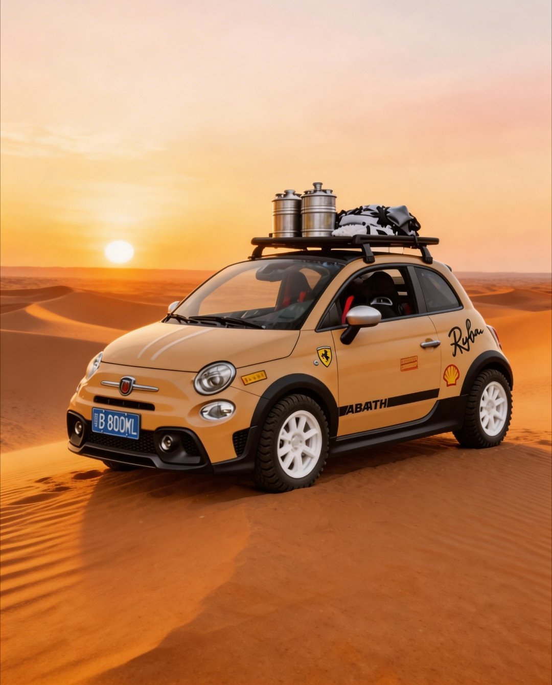 最近很流行跨界，给我的小蝎子试了试OFFROAD皮肤，就叫它：阿巴斯595 Ta