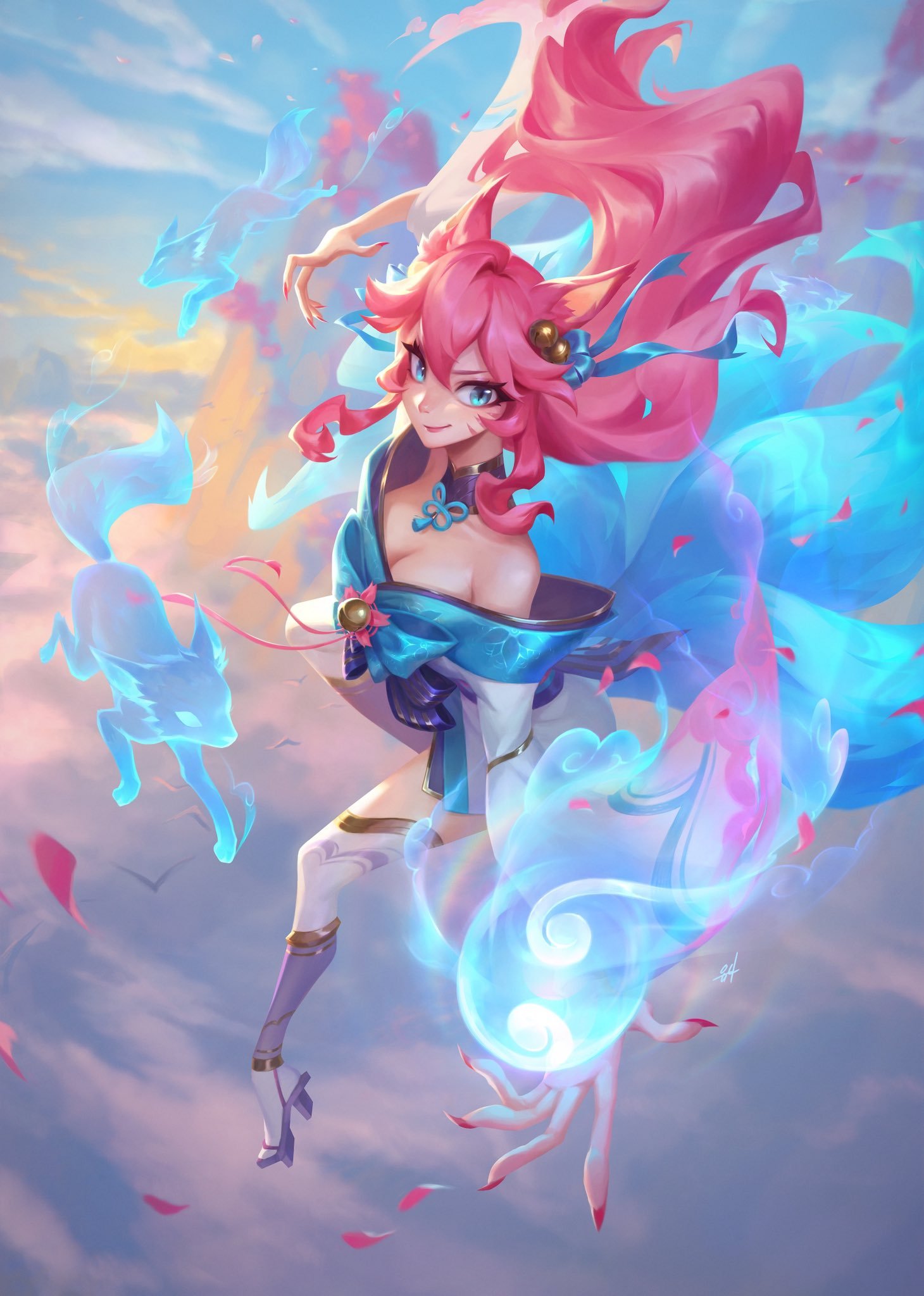 阿狸，厄运小姐，阿萝拉（cr:kgynh）