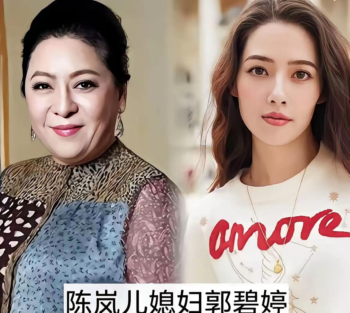 郭碧婷和婆婆
侯继林和婆婆
昆凌和婆婆
外人调侃是向太迎娶郭碧婷，陈岚欣赏她温柔