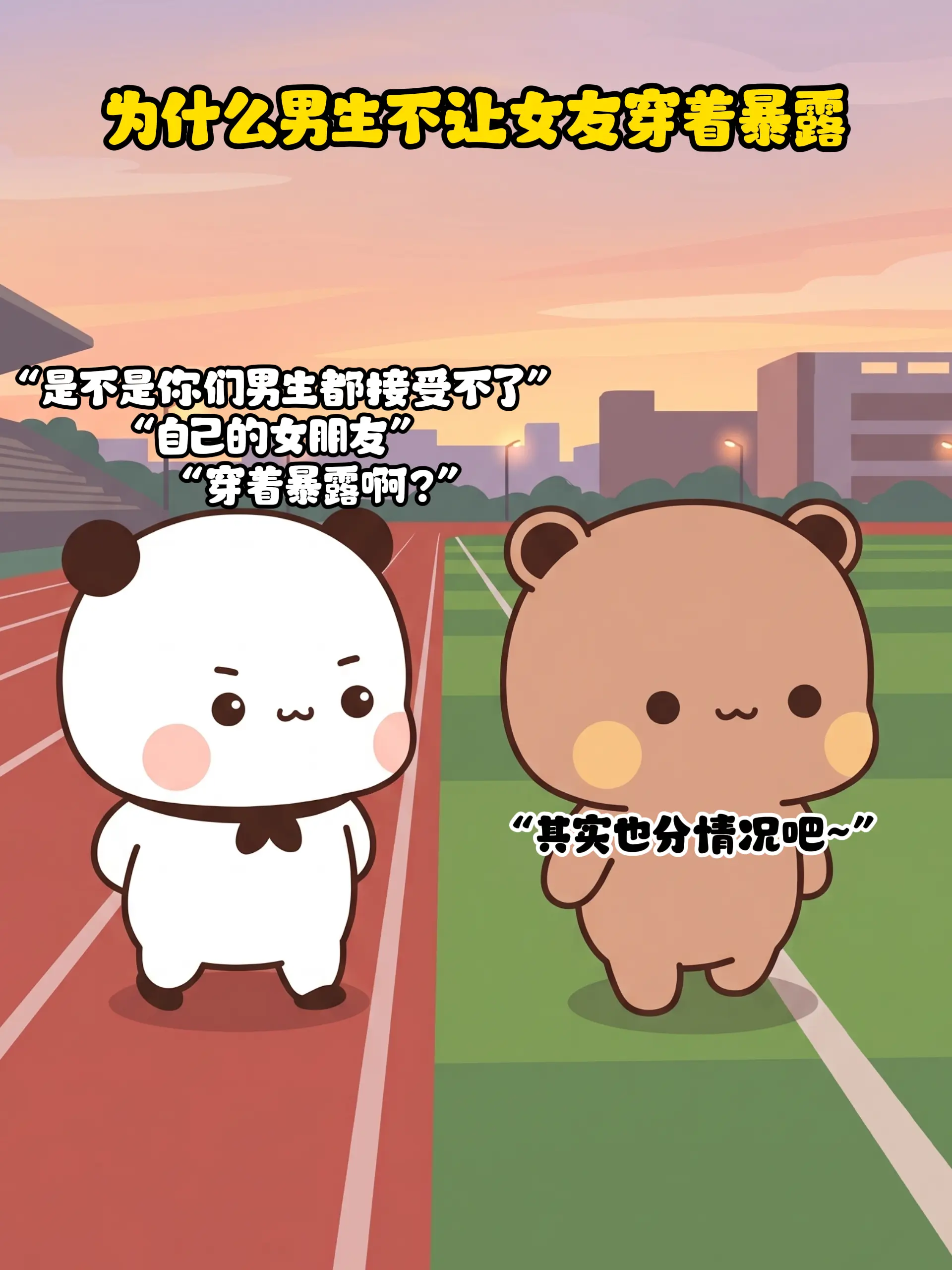 男生都是不喜欢自己的女朋友穿着暴露的。