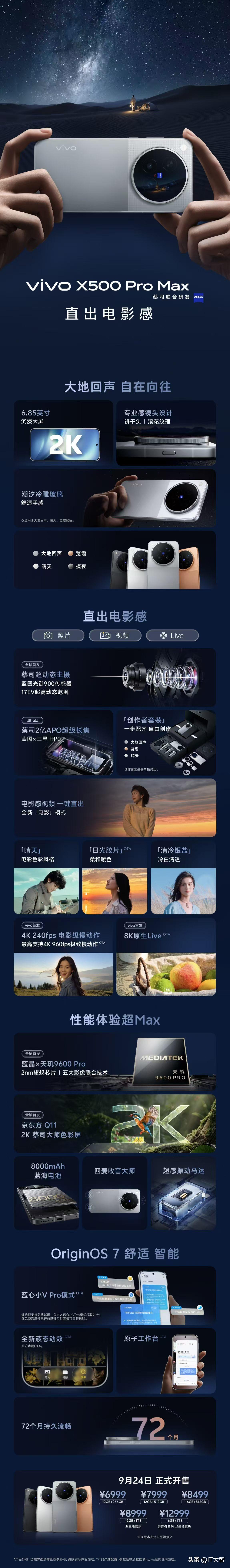 X500售价5499起，其实还有个羊毛可以薅官方没提！
X500标准版256GB